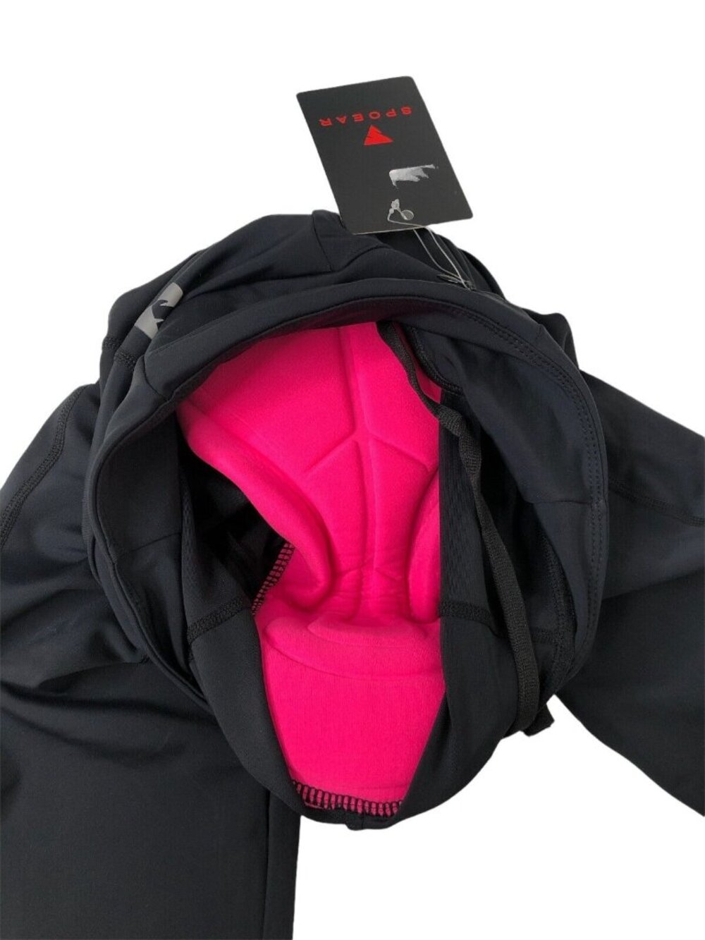 New Spoear Womens Cycling Pants Padded Small Drawstring Waist Compression - Picture 3 of 5